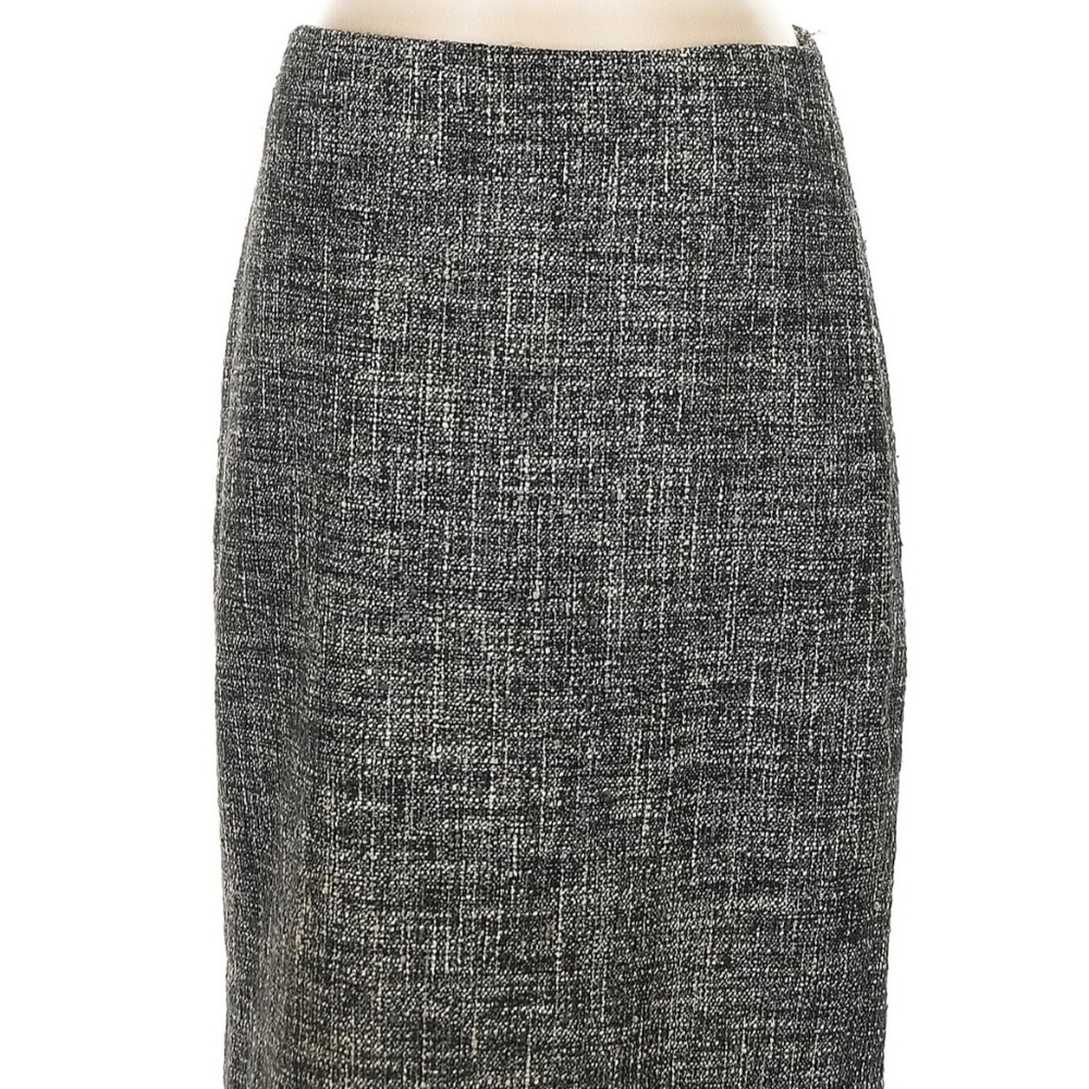 THEORY Women Dark Gray Tweed Pencil / Straight Skirt Size 8
